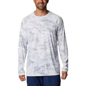 Conception personnalisée impression par sublimation logo polyester spandex imperméable protection UV pêche chemises à manches longues prix de gros - Product Image 5