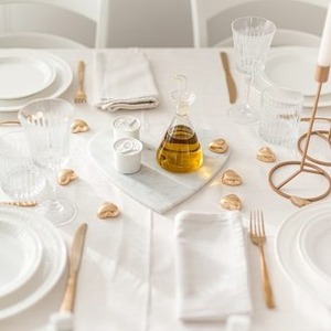 Planche à découper en forme de coeur blanc Plateau de cuisine élégant pour couper l'affichage de service Cadeau Design élégant avec utilisation polyvalente - Product Image 3