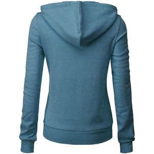 Sudadera con capucha de diseño superior para mujer, ropa de calle ligera bordada, precio al por mayor personalizado, sudaderas con capucha de último diseño de alta calidad - Product Image 4