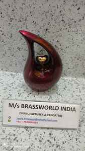 Urna de cremación para adultos de Metal de latón de estilo americano, diseño de lágrima, cartón de descuento al por mayor para enterrar suministros funerarios humanos - Product Image 5