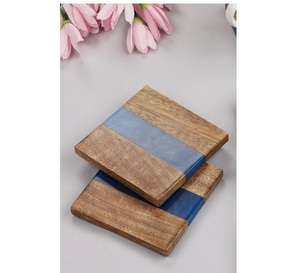 แผ่นรองแก้วไม้ทำจากไม้เรซินแผ่นรองแก้วออกแบบได้ตามต้องการ - Product Image 6