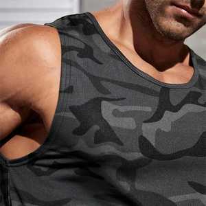 Camiseta sin mangas de gimnasio informal de talla grande para hombre, diseño de punto transpirable para comodidad y estilo para el entrenamiento - Product Image 3