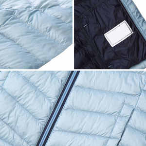 แจ็กเก็ตทรงพองของผู้ชายเสื้อแจ็คเก็ตบุนวมมีทุกขนาดผ้ามีฮู้ดสำหรับฤดูหนาว - Product Image 6