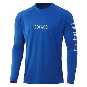 Chemises de pêche respirantes à séchage rapide UPF 50, manches longues, design personnalisé, chemise de pêche pour hommes, évacuation de l'humidité, faible MOQ - Product Image 4
