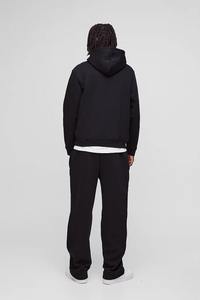 Pull-over à capuche surdimensionné pour hommes avec logo personnalisé EcoSmart Sweat-shirt à capuche en polaire à manches longues en coton épais - Product Image 2