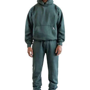 Survêtement pour homme de qualité supérieure, respirant, coupe ajustée, attrayant, évasé, 100% coton, broderie, impression, survêtements pour homme - Product Image 1