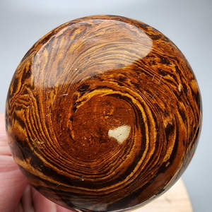 Perillas Circulares de Ónix Pakistaní Hechas a Mano y Pulimentadas para Gabinetes y Cajones, Decoración para el Hogar con Temática Budista de SUAZ Artisan - Product Image 3