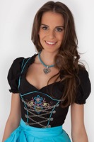 Robe Dirndl bavaroise allemande pour femmes Oktoberfest Costume de fille de bière traditionnelle avec tablier Banquet événement femme de chambre robe de Style ethnique