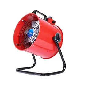 Metal Portable Ventilation Fan 12 inch Ventilator Axial Fan Extractor 3000m3/H 220V with Handle adjust speed Axial Flow Fans