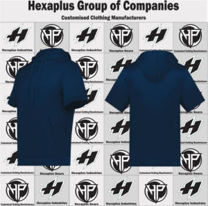 Camiseta con capucha para hombre, chaqueta de media manga personalizada en blanco, 2023 de algodón, Sudadera con capucha de manga corta de verano, 100% - Product Image 5