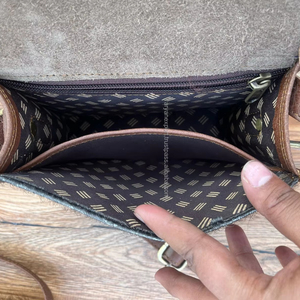 New Wholesale Cowhide Leather <b>Small</b> Crossbody Bag <b>for</b> <b>Women's</b> Custom High Quality Genuine Leather Adjustable Strap Shoulder Bags - Product Image 6