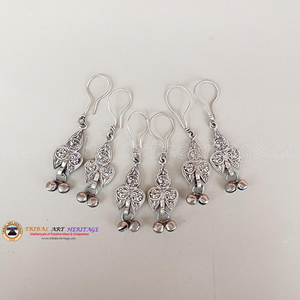 Boucles d'oreilles ethniques tribales personnalisées Antique Boho Dangle Jewelry pour femmes, Handmade and Unique Designs - Product Image 1