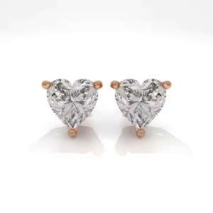 Elegantes pendientes de gota de aro de Plata de Ley 925 1.5CT Moissanite D Color corte ovalado joyería de lujo para mujeres - Product Image 6