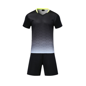 Jersey de fútbol personalizable para hombre, pantalones cortos, 100% poliéster, conjuntos de uniformes de secado rápido, venta al por mayor, OEM - Product Image 5