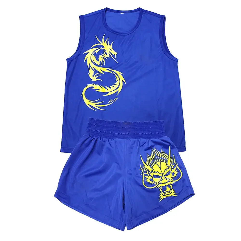 Boksuniform Hoge Kwaliteit Polyester Shorts Wushu Sanda Uniformen
