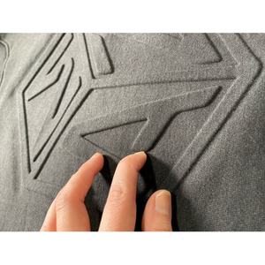 เสื้อฮู้ดดี้ผู้ชายผ้าฝ้ายโออีเอ็มสั่งทำพิเศษ ลายนูน 3 มิติ ทรงโอเวอร์ไซส์ สำหรับฤดูหนาว คอกลม ผ้าฟลีซกันเป็นขุย พิมพ์ลายสตรีทแวร์ ไซส์พลัส - Product Image 1