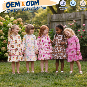 OEM/ODM <span class=keywords><strong>Vestito</strong></span> a Maniche Lunghe per Ragazze con Motivi Sportivi, Abbigliamento per Bambine, Vestiti Invernali per Ragazze - Product Image 1