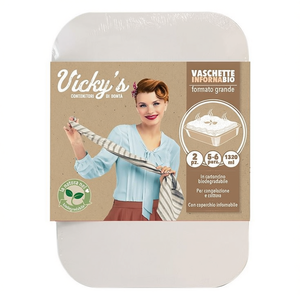 INGENIO Vajilla y Utensilios Desechables Blancos, Juego de 2 Bandejas de 28x17.7x5.6cm, 1.33Lt, Compatible con el Modelo Virinnova 3217105 - Product Image 3