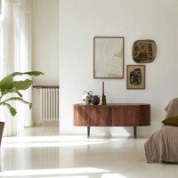 Nouvelle armoire de cuisine extensible écologique à roulettes, en bois de manguier massif, faite à la main, moderne, résistante à l'eau, pliable et multifonctionnelle