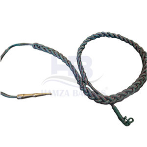 Cordon d'épaule en nylon personnalisable, motif tressé, boucle auto-agrippante en polyester durable, service OEM pour usage cérémoniel/formel - Product Image 1