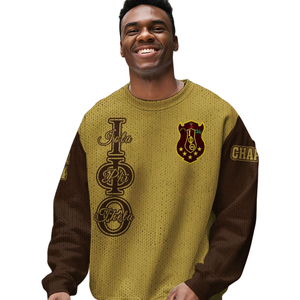 Iota Phi Theta acrylique pull en tricot 1963 Chenille lettre pull grec vie vêtements fraternité vêtements d'hiver - Product Image 4