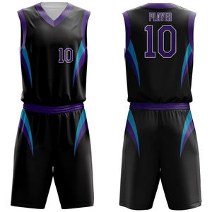Tenues de basket-ball personnalisées de qualité supérieure, respirantes, en tissu de qualité supérieure, nouveau style, sur mesure - Product Image 4