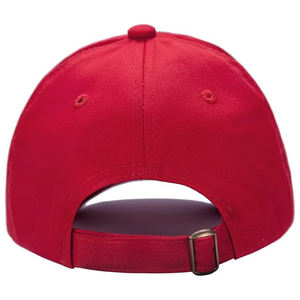 Gorra de béisbol bordada de tela de sarga de 6 paneles personalizada color sólido vaquero deportivo formal informal al aire libre todo-fósforo unisex 100% - Product Image 3