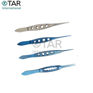 Pinzas Fechtner para Conjunctiva, Puntas de Anillo, Instrumentos Médicos Oftálmicos, CE, Procedimientos Quirúrgicos de Conjunctiva - Product Image 3