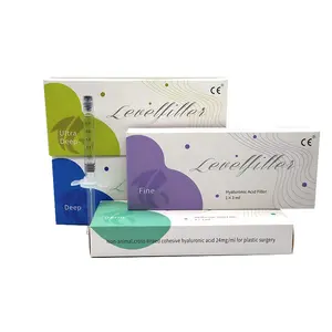 Hot Sales Dermal Filler 1ml 2ml Fillers Injection Lip Face Hyaluronic Acid Gel 10ml Derm For Body
