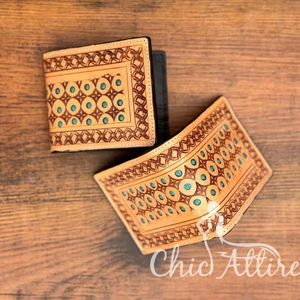 Nueva Cartera de hombre de cuero genuino hecha a mano de tendencia personalizada con bolsillo con cremallera elegante soporte de efectivo perfecto Regalos para Él - Product Image 1