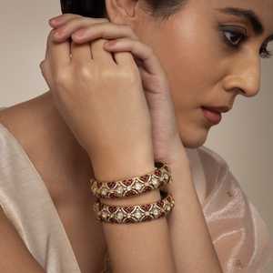 Kundan Fashion <b>Bangle</b> 188250 - Product Image 3