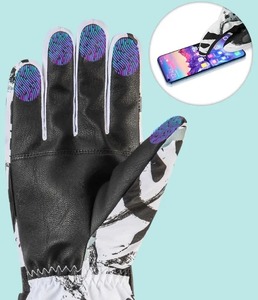 Haute bonne qualité meilleur taux hiver neige gants de cyclisme chaud hommes coupe-vent imperméable pour gants de Ski Top qualité pas cher taux - Product Image 3