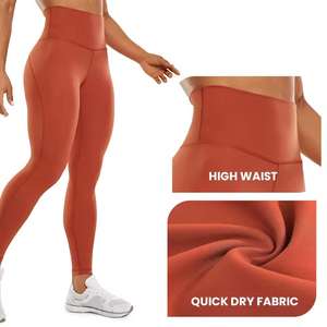 Leggings de yoga et de sport taille haute pour femmes, grande taille, en polyester doux, pour la salle de sport et le fitness - Product Image 5