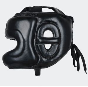 MMA มวยไทยหนังแท้สำหรับนักมวย20205ปลอดภัยสองชั้นทำจากหนังแท้แบบเต็มหน้าผลิตตามสั่ง - Product Image 3