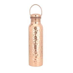 Compact Pure <b>Copper</b> Water <b>Bottle</b> for Traveling & Ensuring You always Have Access to Health-enhancing <b>Drinking</b> Water - Product Image 4