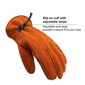 Gants de conduite très exigeants en cuir confort en cuir gants de soudage résistance à l'arrivée gants de conduite raisonnables chaleur - Product Image 3