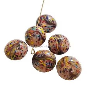 Authentic Millefiori-Style Chevron Trade <b>Glass</b> Beads Custom Made in Assorted Mixed Colors for Jewelry or Beadwork Box Packed - Product Image 2
