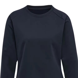 Sudadera Ligera y Transpirable de Algodón con Cuello Redondo para Mujer, Sudadera Holgada de Manga Larga, Informal y Corta - Product Image 5