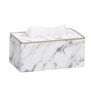 Modern Marble <b>Tissue</b> Box Hotel Home Restaurant Napkin Box <b>Tissue</b> Box Cover Wholesale Custom - Product Image 1