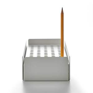 Portalápices cuadrado de metal con aspecto minimalista para una decoración moderna de oficina y uso de escritorio de estudio en casa - Product Image 4