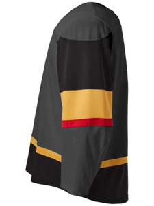 Maillot de hockey sur glace pour hommes, best-seller, personnalisé, respirant, imperméable, imprimé par transfert thermique, polyester, adultes, personnalisé - Product Image 2