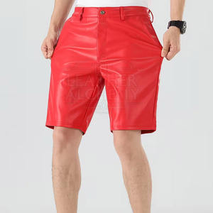 New Design <b>Men</b> <b>Leather</b> <b>Shorts</b> With Soft Premium Material Comfortable Fit Durable Design Smooth Texture - Product Image 5