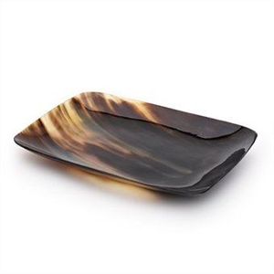 Bandeja de servicio de cuerno de búfalo natural sostenible Platos rectangulares rústicos de lujo Bandeja de cuerno natural a precio barato - Product Image 3