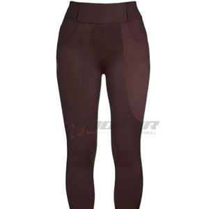 Pantalones de montar ligeros ajustados para mujer, transpirables, elegantes, cómodos, duraderos, para montar a caballo - Product Image 1