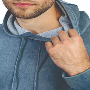 Ensemble de survêtement vintage léger et respirant pour homme, avec sweat à capuche et pantalon de jogging, effet délavé, 100 % polyester, personnalisable - Product Image 2