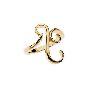 Romantic Bohemian 18K Gold Plated Freeform <b>Ring</b> Natural Gemstones Inlay Gift for Children - Product Image 1