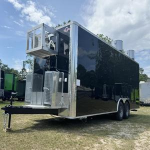 Food Truck Fully Equipped Hotdog Cart Mobile Restaurant Car <b>Trailer</b> Street Popcorn Churros Food Cart on <b>Wheels</b> - Product Image 4