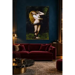 Fida John Collier Lilith avec impression sur toile Serpent - Product Image 4