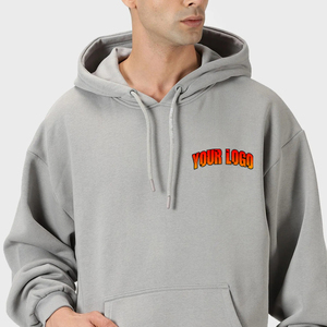 Ropa de hombre 100% algodón personalizada, ropa de calle de alta calidad, sudaderas con capucha y chándales con estampado de hojaldre para otoño - Product Image 2