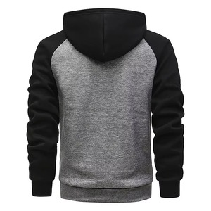 Sudadera Clásica de Corte Regular para Hombre, Estilo Urbano, 100% Algodón Felpa, Color Sólido, Logotipo Personalizado, Transpirable, para Invierno, Suministro de Fábrica OEM - Product Image 2
